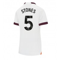 Manchester City John Stones #5 Auswärtstrikot Frauen 2023-24 Kurzarm